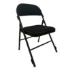 Chaise Pliante Acier Avec Coussin PRO-INTENS Assemblable Ultra-Résistante