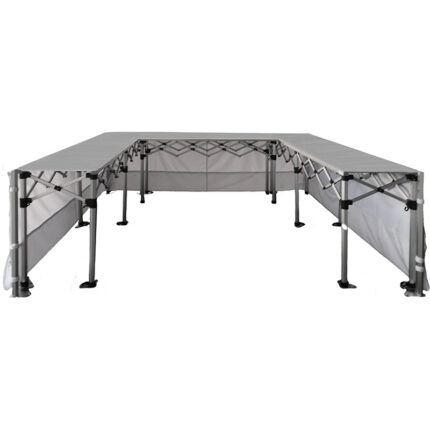 Lot de 3 comptoirs pliants en aluminium pour barnums