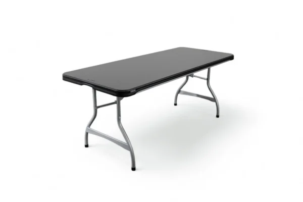 Table rectangulaire LIFETIME 183 x 76 cm NOIRE