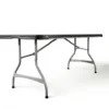 Table rectangulaire LIFETIME 183 x 76 cm NOIRE