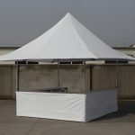 Lot de 3 comptoirs pliants en aluminium pour barnums