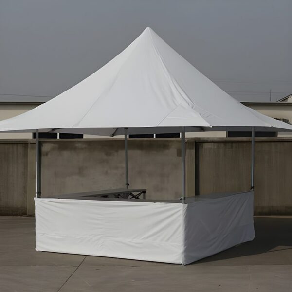 Lot de 3 comptoirs pliants en aluminium pour barnums