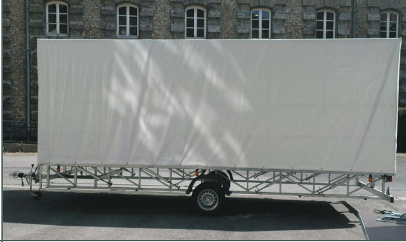 podium roulant coté Podium roulant complet