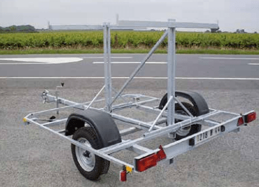 remorque 2 Remorque porte barrières 38 barrières