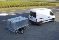 remorque 3 Remorque porte barrières 38 barrières