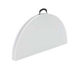 Table ronde 122cm - 4,3cm LIFETIME pliante en deux