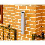 Cendrier mural tube biseauté