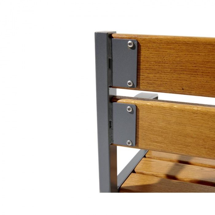 21dc206bc3eaac6fb73eacff95404872-209511_12 Banc bois et acier Silaos® 5 lames