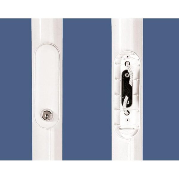 Mât de pavoisement en aluminium