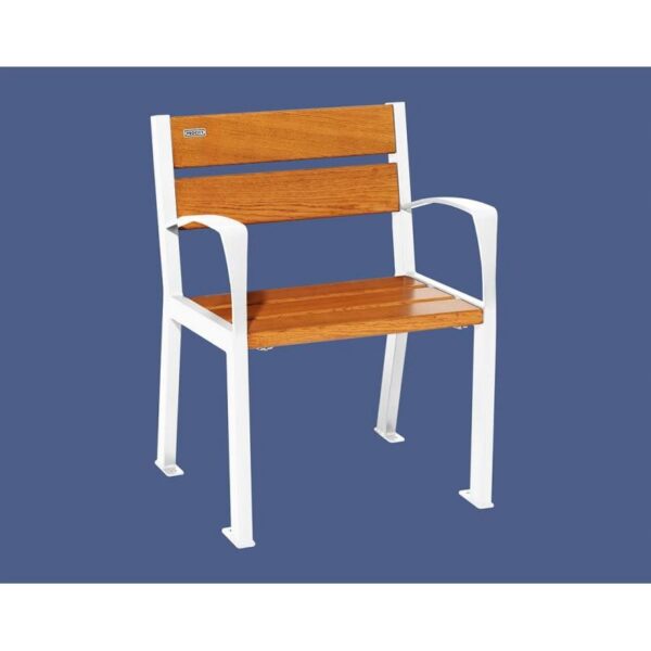 Fauteuil bois et acier Silaos® 5 lames