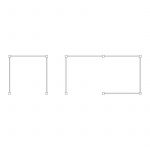 Poteaux cache-conteneurs modulable Galva