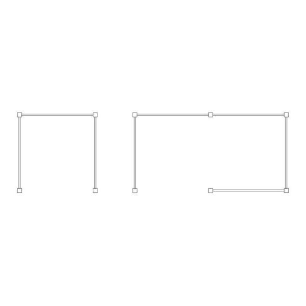 Poteau cache-conteneurs modulable peint sur Galva