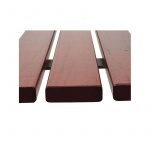 Banc bois et acier Riga