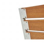 Chaise longue bois et acier Silaos®