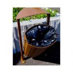 Corbeille Silaos acier 50 litres