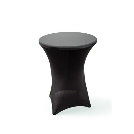 800-PRODES-61 Lot de 2 housses pour mange debout coloris noir