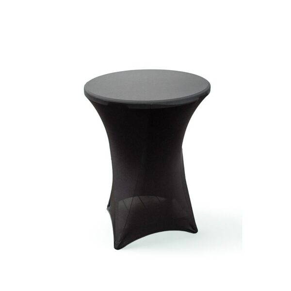 800-PRODES-61 Lot de 2 housses pour mange debout coloris noir