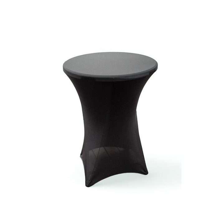 800-PRODES-61 Lot de 2 housses pour mange debout coloris noir