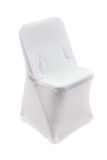 Lot de 2 housses de chaise coloris blanc - Image 2