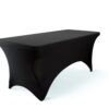 Lot de 2 housses de table coloris noir