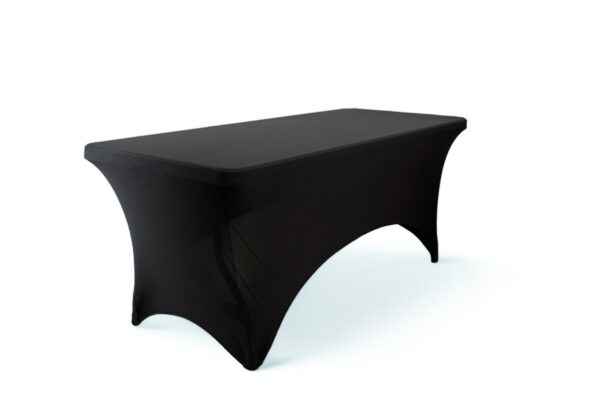 Lot de 2 housses de table coloris noir
