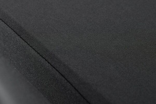 Lot de 2 housses de table coloris noir