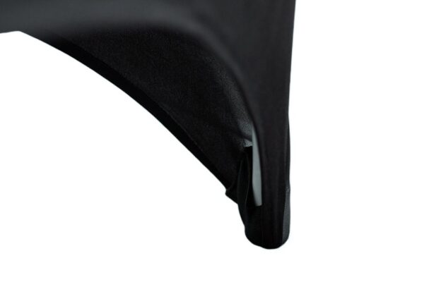 Lot de 2 housses de table coloris noir