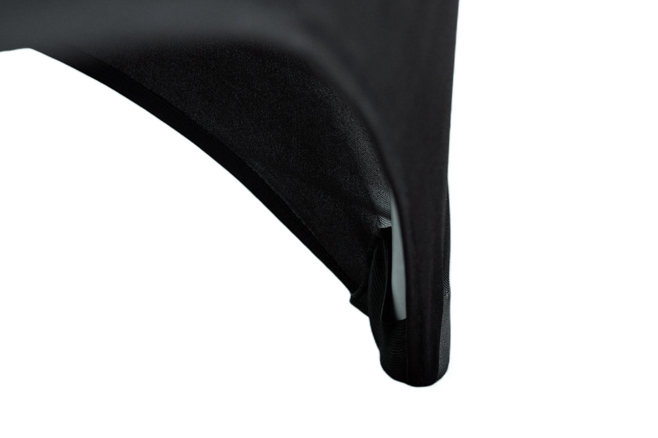 PRODES-22 Lot de 2 housses de table coloris noir