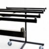 Chariot de 50 chaises pliantes PRO-INTENS METAL