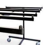Chariot de 50 chaises pliantes PRO-INTENS METAL