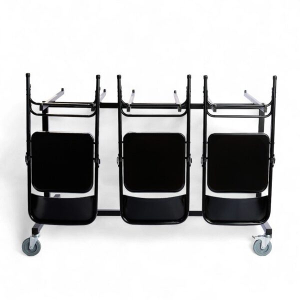 Chariot de 50 chaises pliantes PRO-INTENS METAL