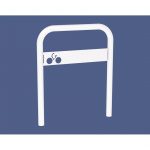 Arceau vélos avec signalétique