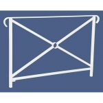 Barrière main courante Héritage avec double crosse