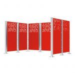 Cache-conteneurs modulable en acier