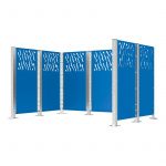 Cache-conteneurs modulable en acier