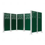 Cache-conteneurs modulable en acier