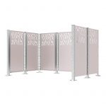 Cache-conteneurs modulable en acier