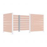 Poteaux cache-conteneurs modulable Galva