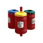 Corbeille Guyenne pour tri sélectif Agora 40 litres