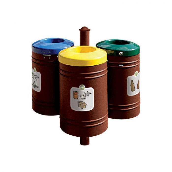 cbee66b69882652d8a2b662c983e4fa2-208136_s025_1-19040 Corbeille Guyenne pour tri sélectif Agora 40 litres