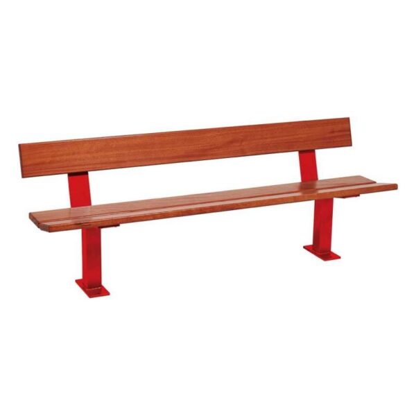 Banc bois et acier Pagode