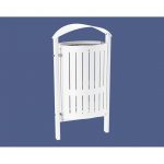 Corbeille Silaos acier 50 litres