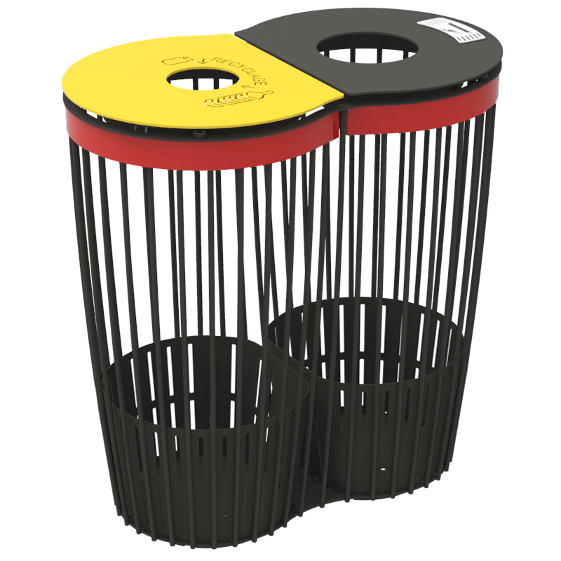 CORBEILLE DE TRI SELECTIF VIGIPIRATE