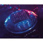 Plot routier solaire rond polycarbonate