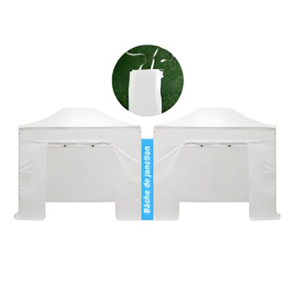 Bâche de jonction entre deux barnums 320G/M²