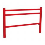 Barrière Trio Inox brossé