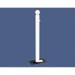 Potelet rabattable Solibloc Boule