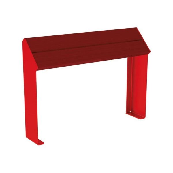 Assis-debout KUB. acier et bois