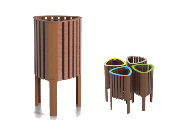 Pack promo 10 bancs Citizen ECO et 4 corbeilles GEA 50 L