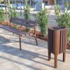 Pack promo 10 bancs Citizen ECO et 4 corbeilles GEA 50 L